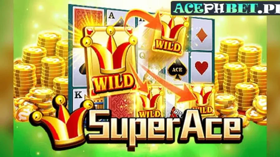 Super Ace paytable breakdown showing progressive multiplier ladder and golden wild transformations